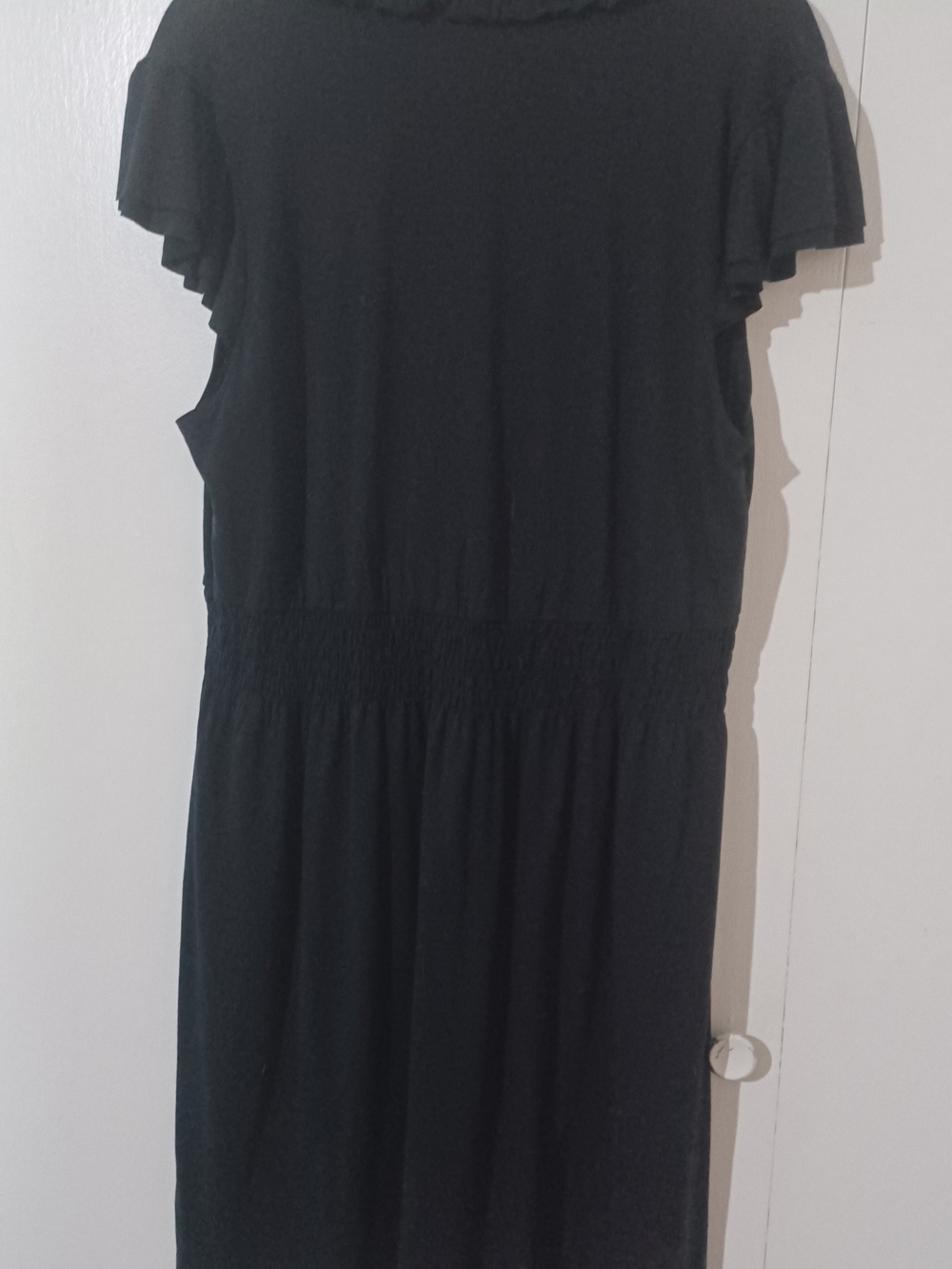 Sam & Max Black Ruffle Front Mini Dress - Picture 3 of 3